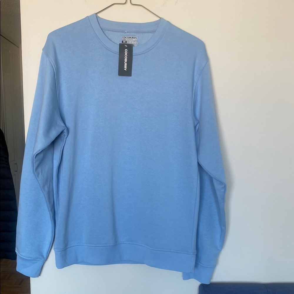 Cocoburry  Unisex Blue Sweater Size Medium NWT